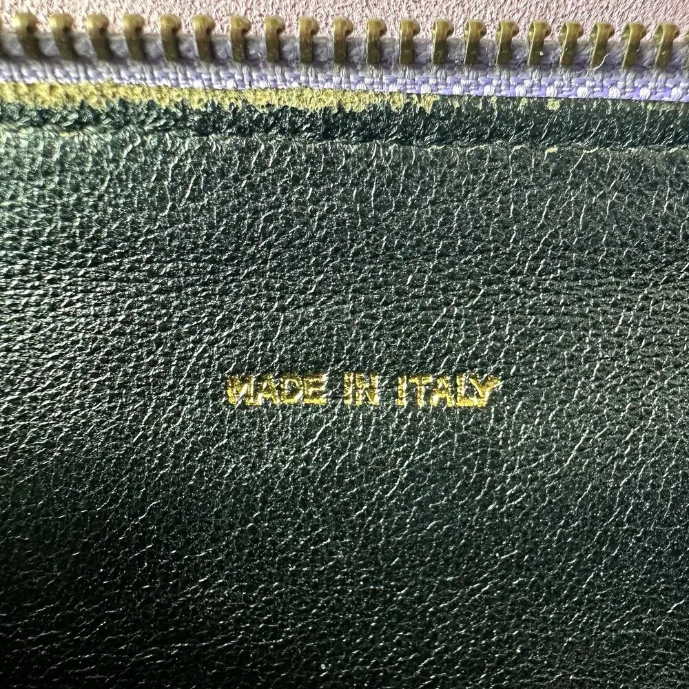 CHANEL Vintage Purple Quilted Suede Chain Link Shoulder Bag CC Logo Tassel Charm - Picture 12 of 16